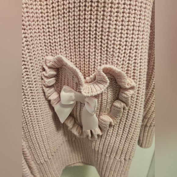 Hot Topic Sweet Society Kawaii Hearts Stars Rainbow Cardigan Sweater M - Picture 2 of 4